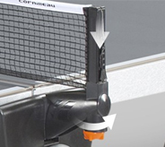 filet réglable en hauteur et tension table de ping pong